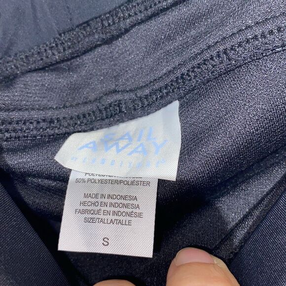 Sail Away Women's Black Elastic Waistband Stretch Swim Shorts Small NWT - Picture 5 of 7